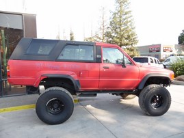 1989 TOYOTA 4RUNNER DLX RED 3.4L MT 4WD Z17870